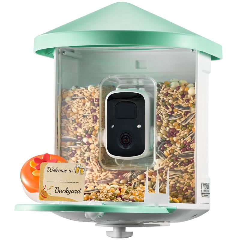 🦜 VEVOR Smart Bird Feeder with Camera – 2K HD, AI Bird ID, Solar-Powered