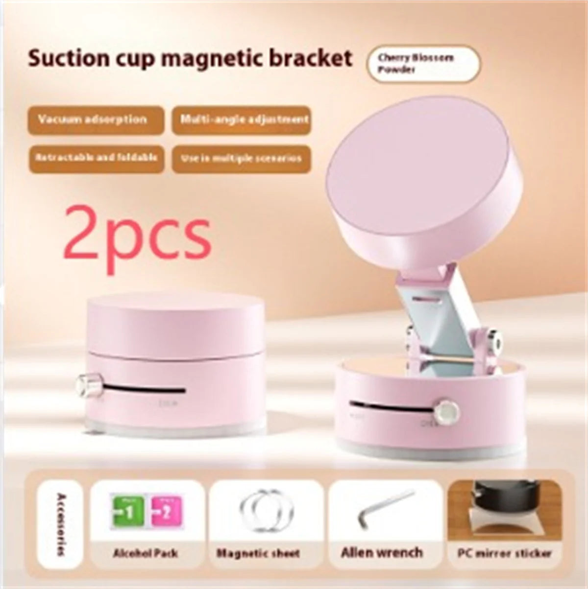 ๐ Magnetic Vacuum Car Phone Holder โ Secure, Hands-Free, and Universal