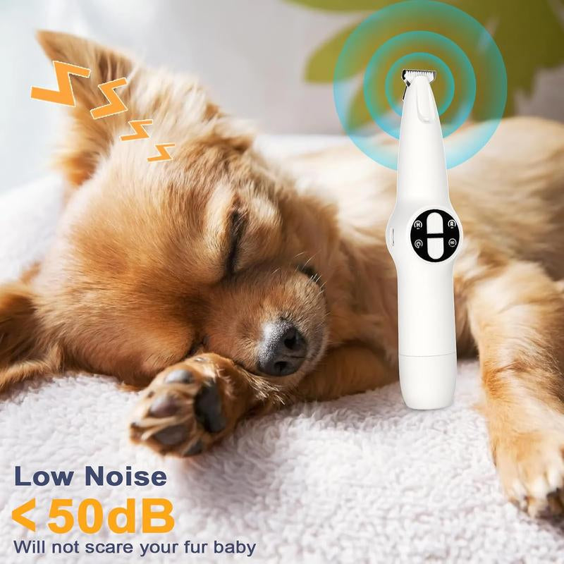 🐾 Cat/Dog Paw Trimmer with LED Light | Upgraded 2-in-1 Dog/Cat Grooming Kit