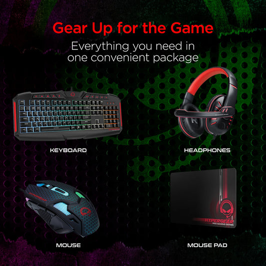 4-in-1 RGB Gaming Kit – Complete Setup for Gamers on a Budget