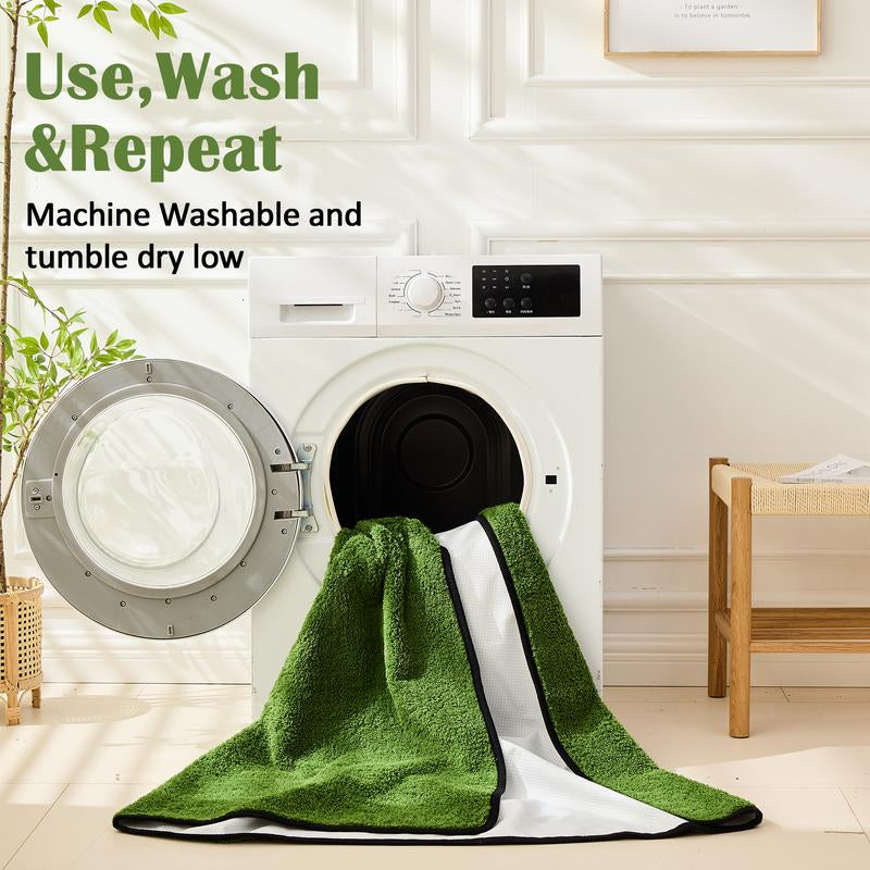 🐾 Qeils Washable Pee Pads for Dogs – 2-Pack Super Absorbent Reusable Puppy Mats