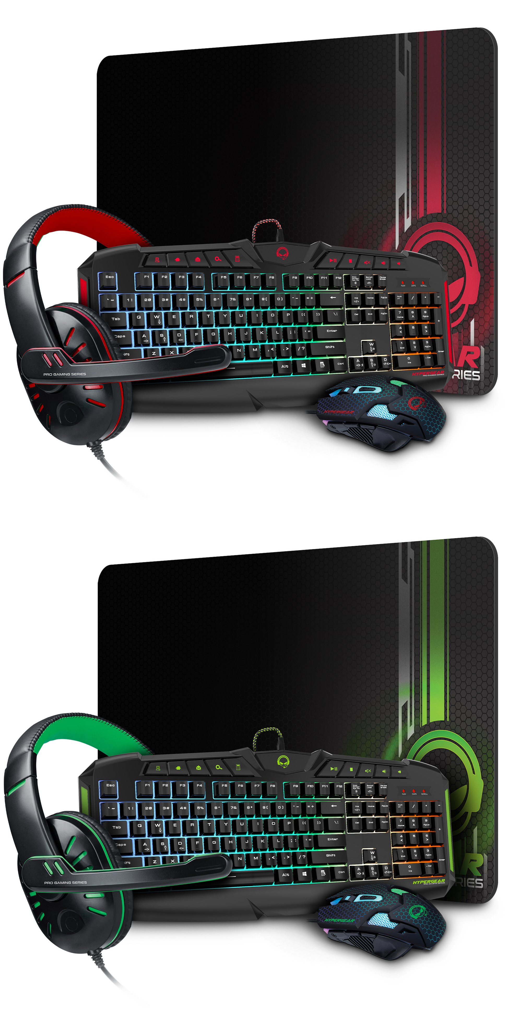 4-in-1 RGB Gaming Kit – Complete Setup for Gamers on a Budget