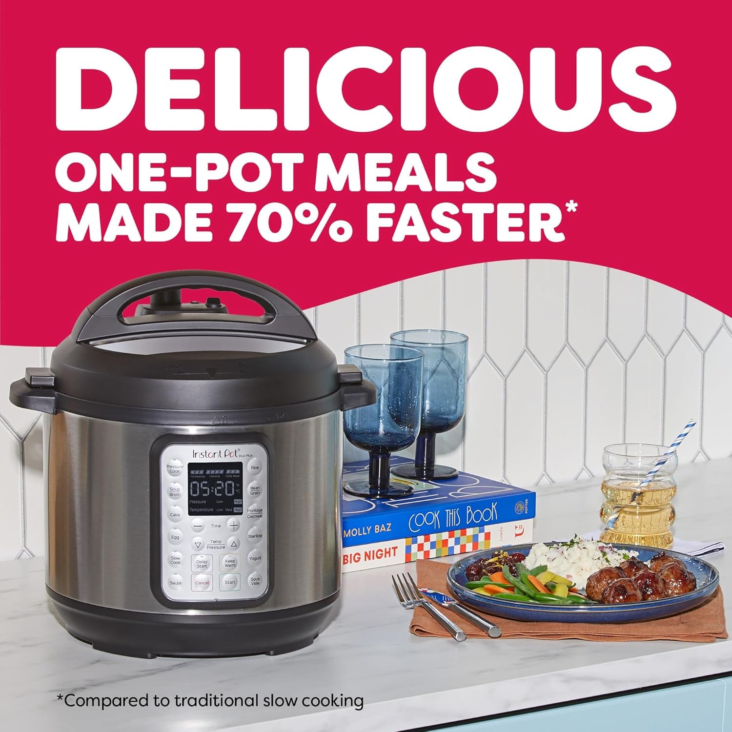 🍲 Instant Pot Duo Plus 9-in-1 Electric Multi-Cooker, 6-Quart – Pressure Cooker, Slow Cooker, Rice Cooker, Yogurt Maker, and More