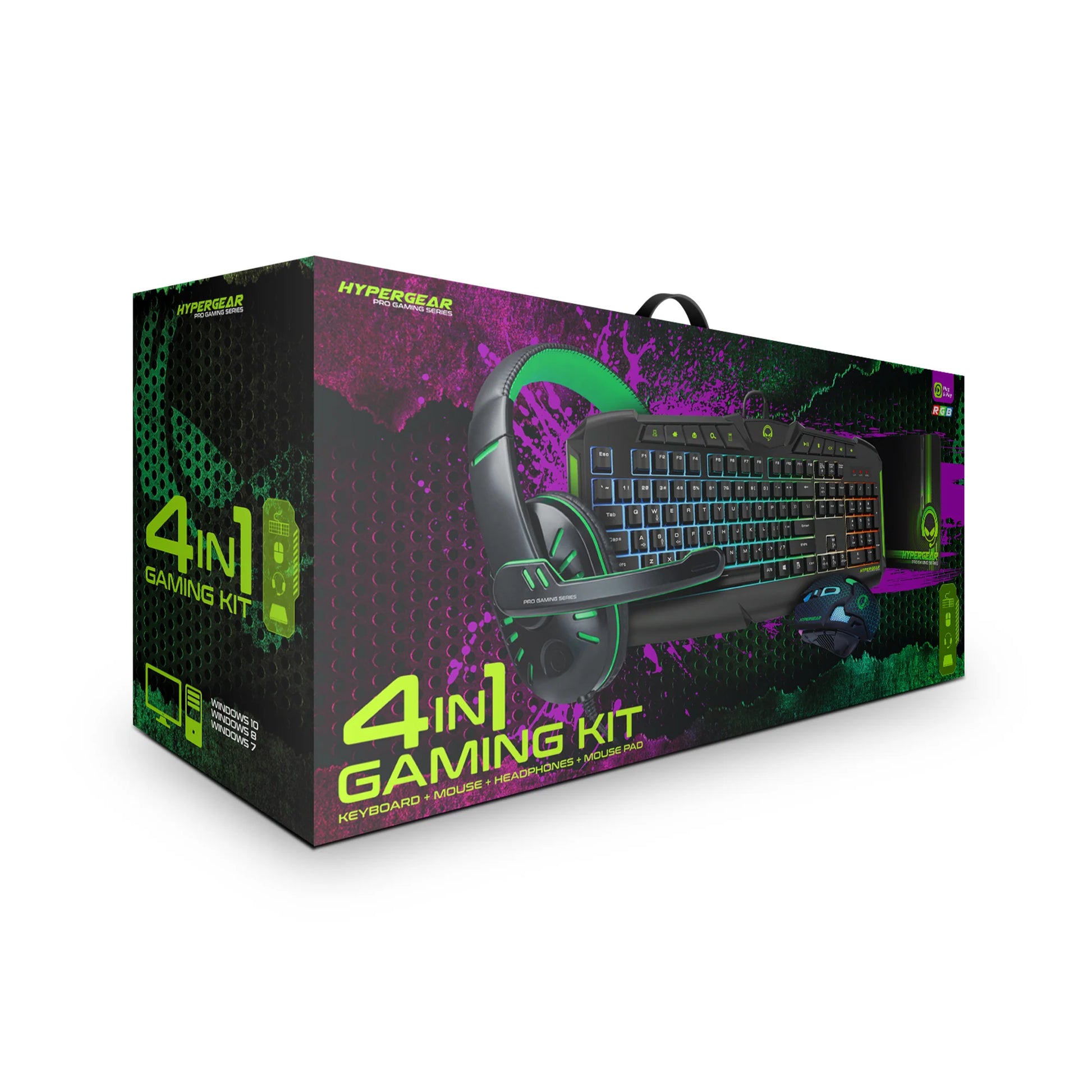4-in-1 RGB Gaming Kit – Complete Setup for Gamers on a Budget