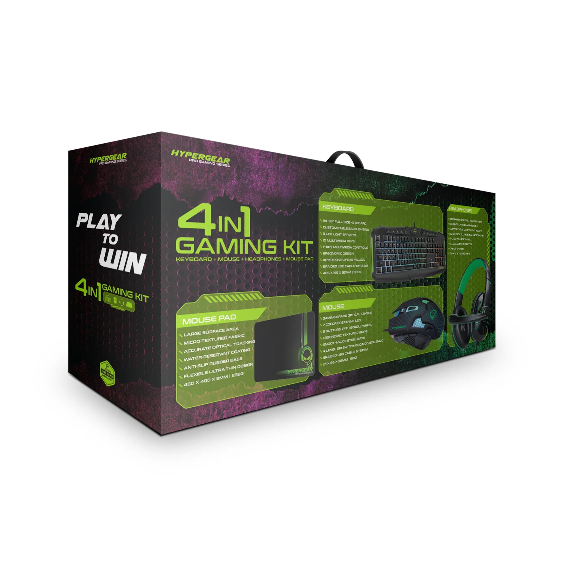4-in-1 RGB Gaming Kit – Complete Setup for Gamers on a Budget