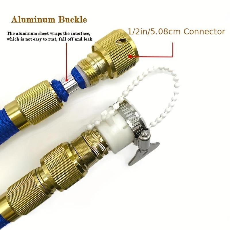 ๐ง Expandable Garden Hose Set with High-Pressure Spray Nozzle โ Flexible, Lightweight Watering & Car Wash Hose for Garden, Home, and Farm Use