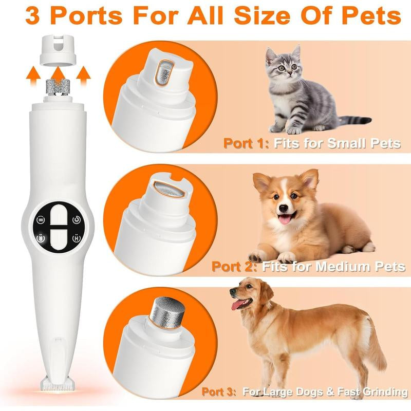 🐾 Cat/Dog Paw Trimmer with LED Light | Upgraded 2-in-1 Dog/Cat Grooming Kit