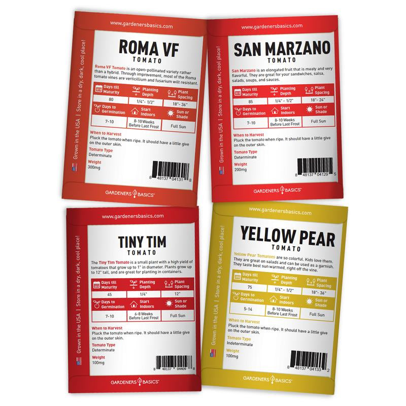 🌿 The Ultimate Heirloom Tomato Seed Variety Pack – 16 Non-GMO Varieties for Your Home Garden