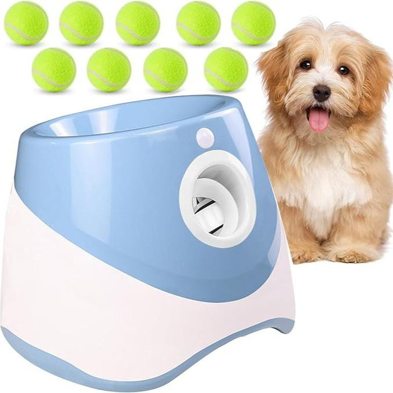 3 Mode Adjustable Pet Toy with Tennis Balls, Automatic Dog Ball Launcher & 3 Balls, Petsupplies for Indoor Outdoor Interactiveplaying