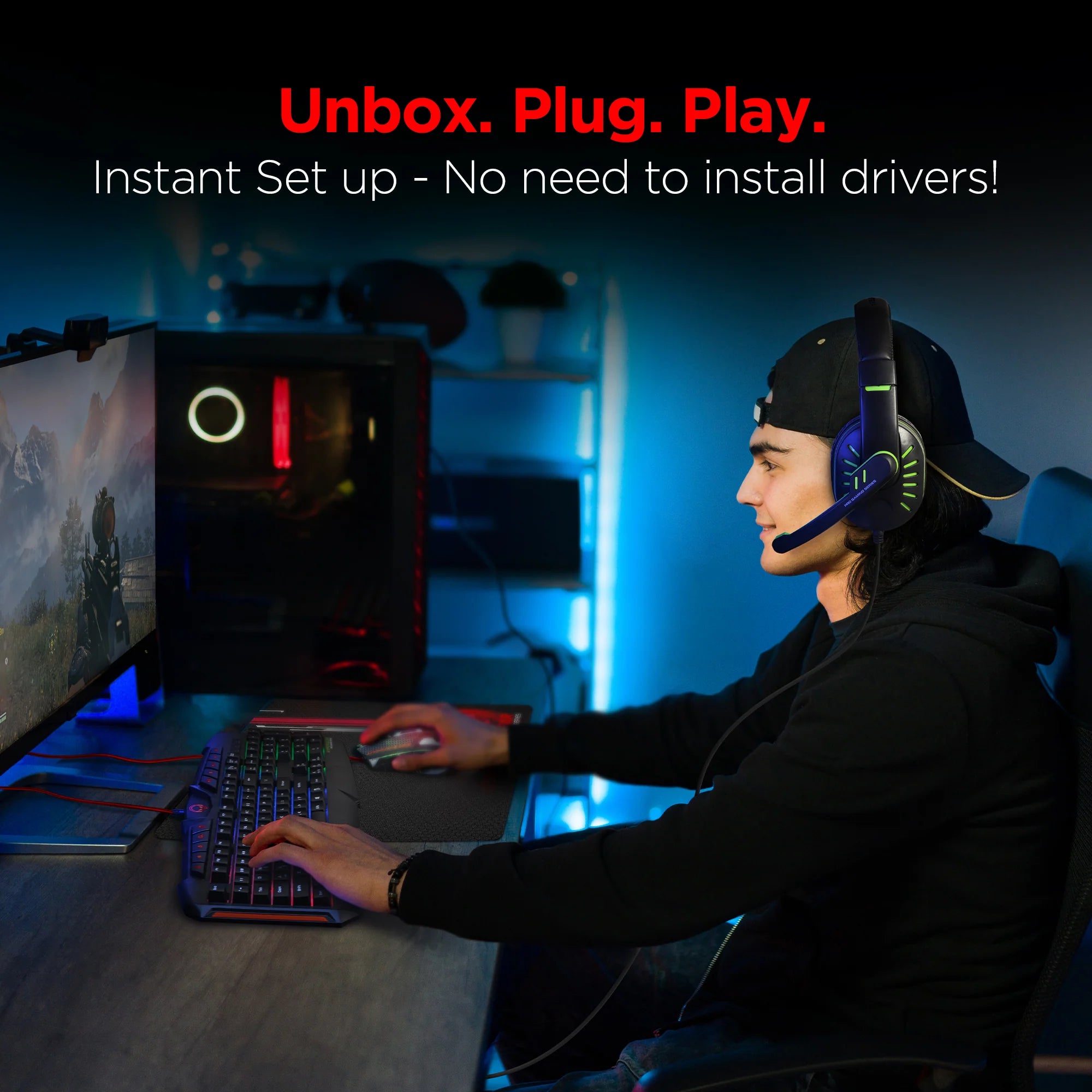  4-in-1 RGB Gaming Kit – Complete Setup for Gamers on a Budget