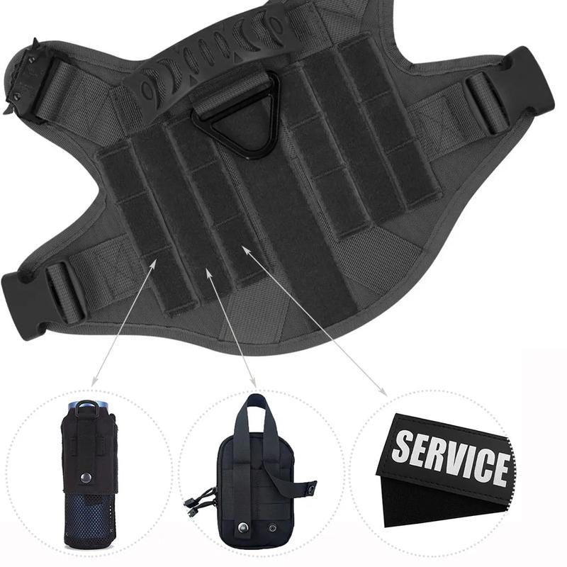 🐕 Tactical Dog Harness – Built for Adventure, Designed for Comfort