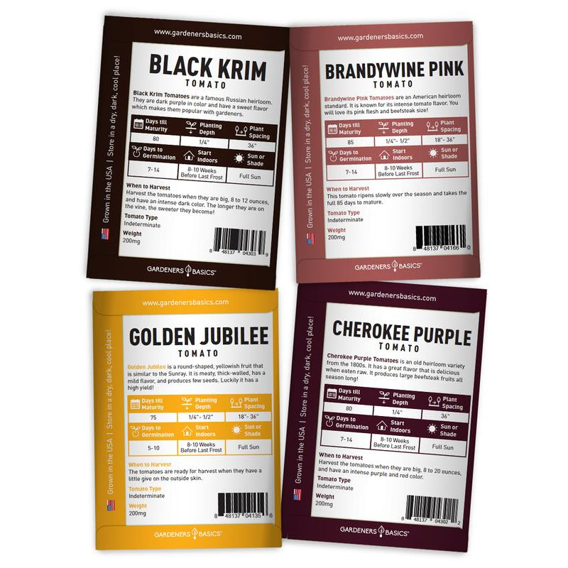 🌿 The Ultimate Heirloom Tomato Seed Variety Pack – 16 Non-GMO Varieties for Your Home Garden