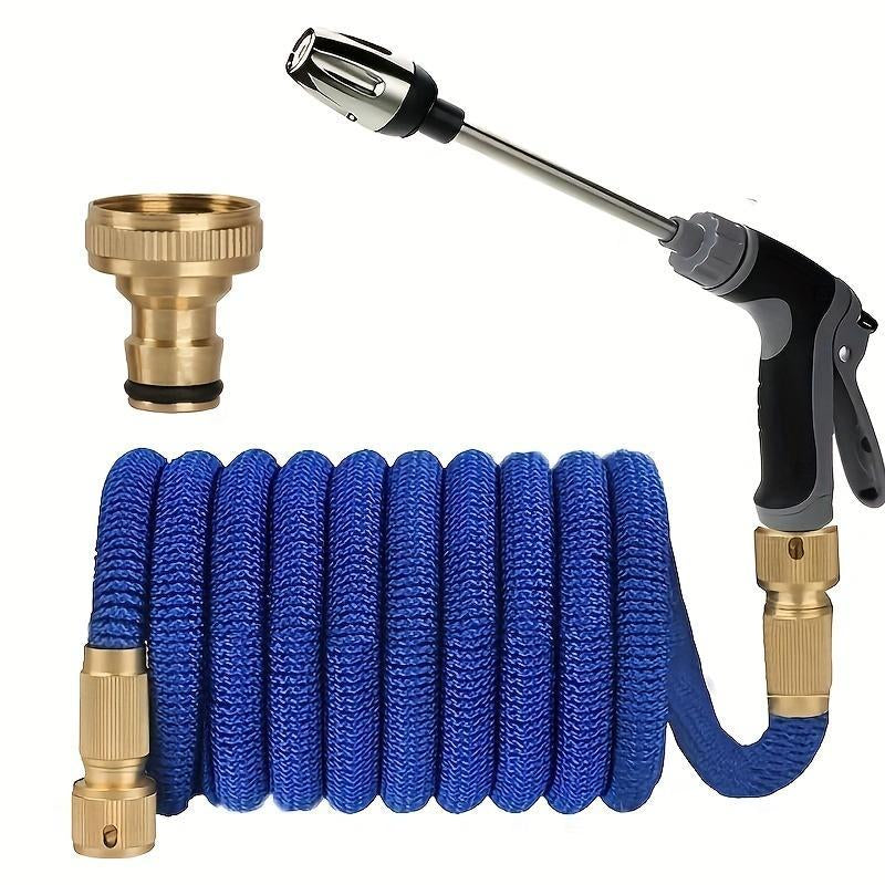 💧 Expandable Garden Hose Set with High-Pressure Spray Nozzle – Flexible, Lightweight Watering & Car Wash Hose for Garden, Home, and Farm Use