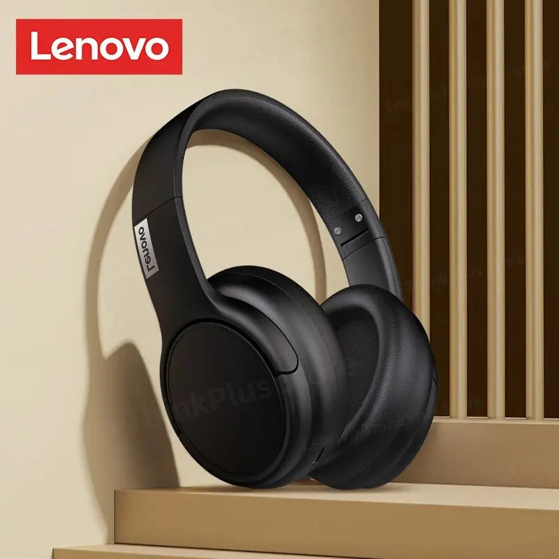LENOVO TH20 Foldable Bluetooth Headphones 5.3 – Sport/Gaming Headset w/Mic, Hi-Fi Bass