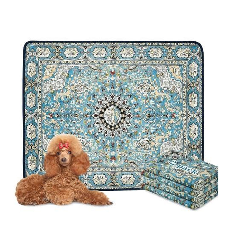 🐾 Qeils Washable Pee Pads for Dogs – 2-Pack Super Absorbent Reusable Puppy Mats